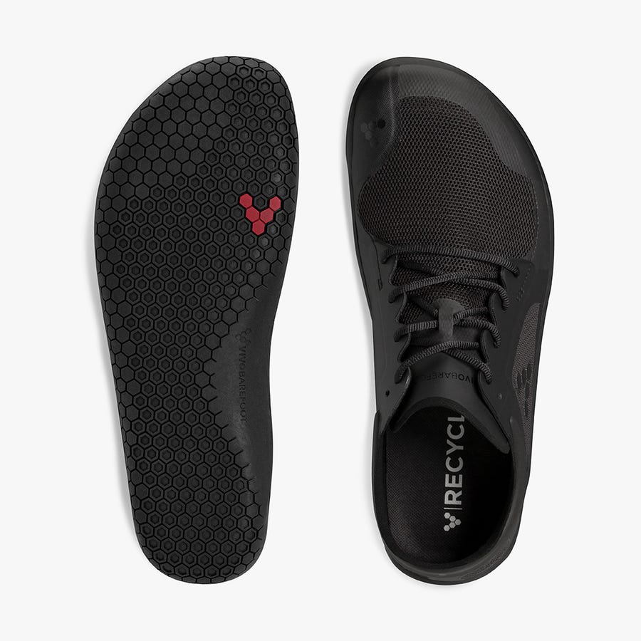 Black Women's Vivobarefoot Primus Lite III Training Shoes | Philippines 0171GSOL